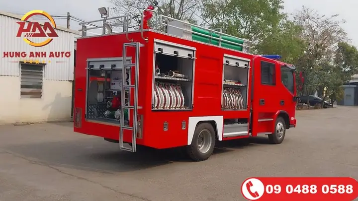 Bảng Báo Giá Xe Chữa Cháy Thaco Foton Ollin S720 Cabin Kép