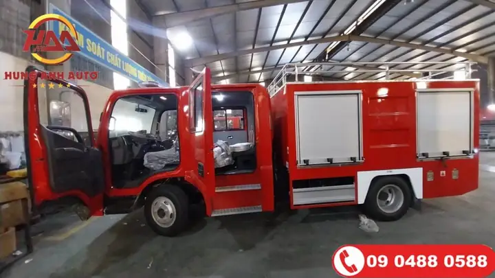 Bảng Báo Giá Xe Chữa Cháy Thaco Foton Ollin S720 Cabin Kép