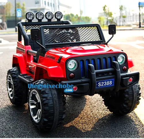 Xe Ô Tô Điện Trẻ Em S2388 - Bánh Cao Su + 4 Động Cơ