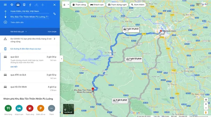 Xe Ô Tô Đi Phù Luông Hết Bao Nhiêu Tiền