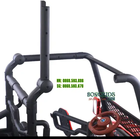 Xe Ô Tô Điện Trẻ Em Jeep Kp-6688 Mở Khung Bên Trên Để Ra Vào Dễ Dàng