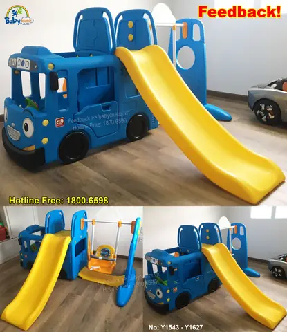 Hướng Dẫn Lắp Cầu Trượt Xích Đu Hàn Quốc Xe Bus Tayo Nhiều Bé Yêu Thích