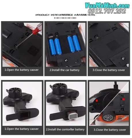 Xe Ô Tô Điều Khiển Từ Xa Drift 8004 Chính Hãng