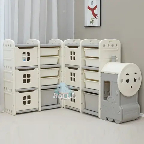 Kệ Đựng Đồ Chơi Holla Hình Xe Lửa Hl-09187, Hl-09188