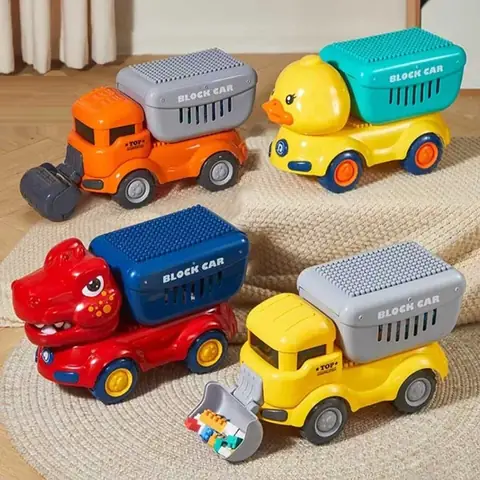 Đồ Chơi Xếp Hình Cho Bé Kèm Ô Tô-đạii Diện