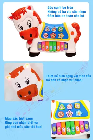 Đặc Điểm Nổi Bật Của Đồ Chơi Đàn Piano Chú Cún 6618