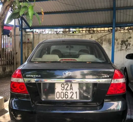 Thanh Lý Xe Ô Tô Con Nhãn Hiệu Daewoo; Số Loại Gentra Sf62y-2; Năm Sản Xuất 2006; Biển Số 92a-006.21; Màu Sơn: Đen; Số Khung: Rllsf69yd6h008320; Số Máy: F15s3140005k Đã Qua Sử Dụng_lần 2