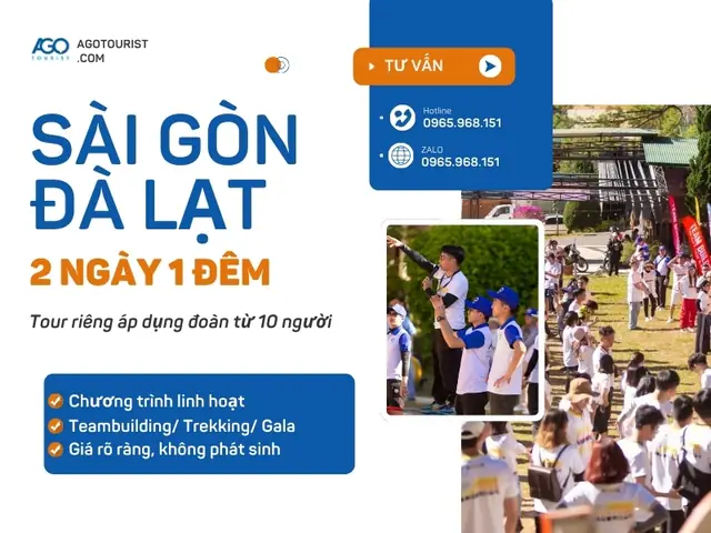 Tour Khởi Hành Từ Sài Gòn Đi Đà Lạt