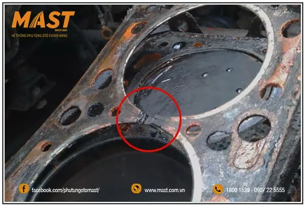 Cách Nhận Biết Xe Bị Hở Gioăng Mặt Máy