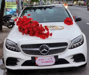 Các Mẫu Hoa Giả Trang Trí Xe Cưới Phổ Biến Tại Tphcm