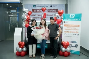 Hoàng Hà Mobile Vinh Danh Chủ Nhân Giải Nhất Của Chương Trình “mua Iphone 16 Series – Nhận Ô Tô Điện Vinfast Vf 3”