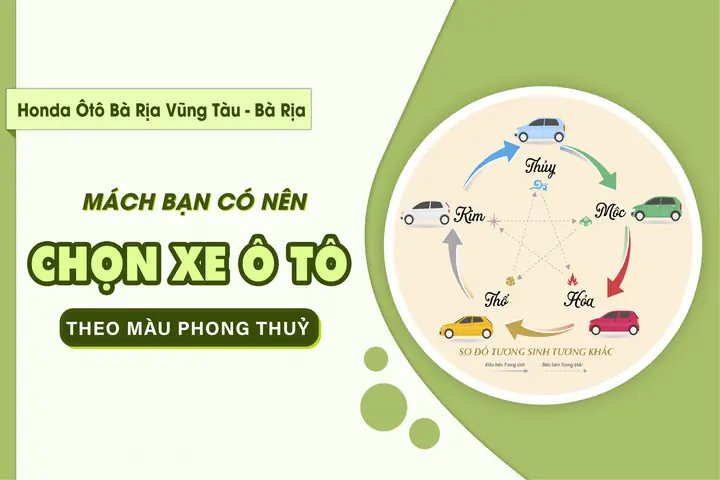 Có Nên Chọn Xe Ô Tô Theo Màu Phong Thuỷ