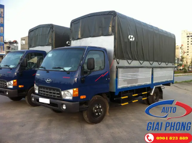 Về Ngoại Thất Hyundai Hd72 Thùng Bạt 3.5 Tấn