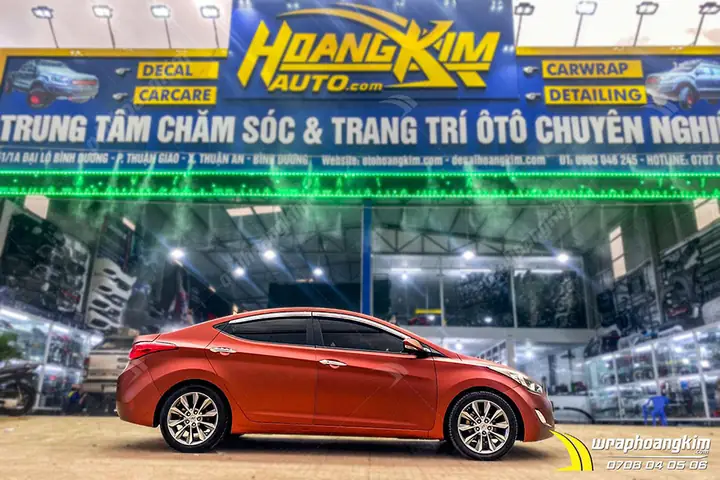 Dán Đổi Màu Nâu Mờ Hyundai Avante