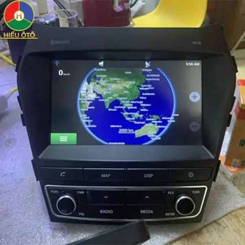 Sửa Màn Hình Xe Hyundai Santafe Lỗi Phần Mềm