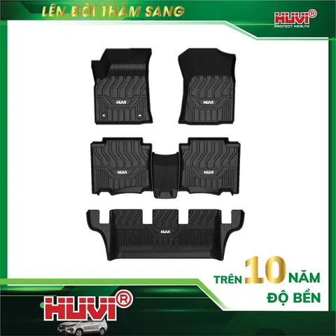 Mô Tảthảm Lót Sàn Ô Tô Huvi Cho Xe Toyota Innova 3d (7 Chỗ) Năm 2016+