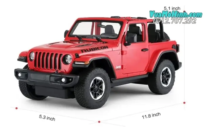 Thông Tin Chi Tiết Về Sản Phẩm Mô Hình Jeep Wrangler Rubicon Ô Tô Điều Khiển Từ Xa 1:14