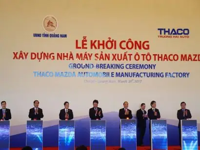 Thaco Xây Dựng Nhà Máy Sản Xuất Xe Mazda 3 Tỷ Đô