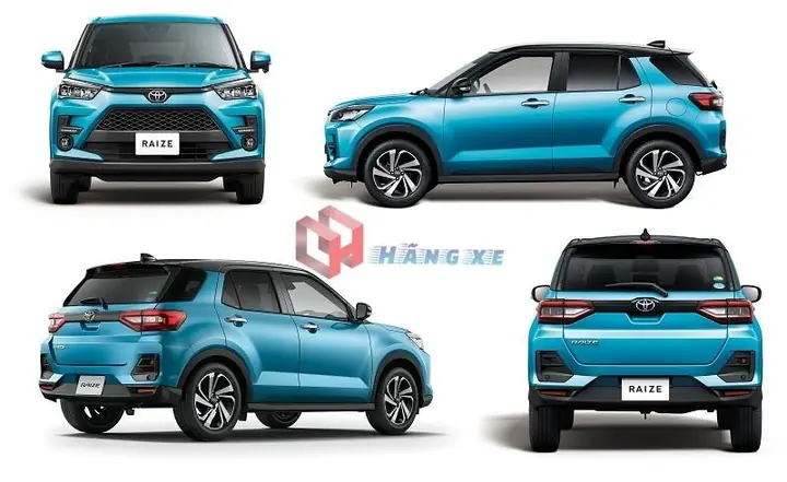 Ngoại Thất Xe Toyota Raize 2023 Mới