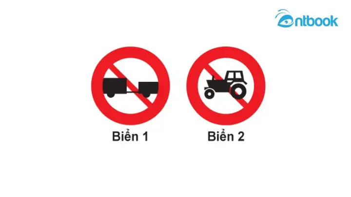Lý Giải: Biển Nào Cấm Máy Kéo Kéo Theo Rơ Moóc?