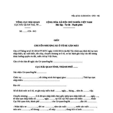 Xe Ô Tô Miễn Trừ Là Gì Và Các Quy Định Liên Quan