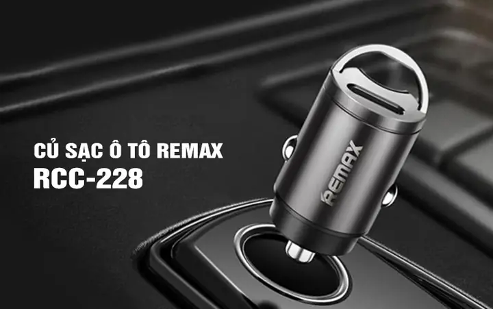 Củ Sạc Ô Tô Remax Rcc-228 Với Thiết Kế Cổng Type-c Nhỏ Gọn Cùng Công Nghệ Sạc Nhanh 18w, Xứng Đáng Là Một Lựa Chọn An Toàn Và Đầy Tiện Nghi Cho Thiết Bị Của Bạn Trên Chiếc Oto.