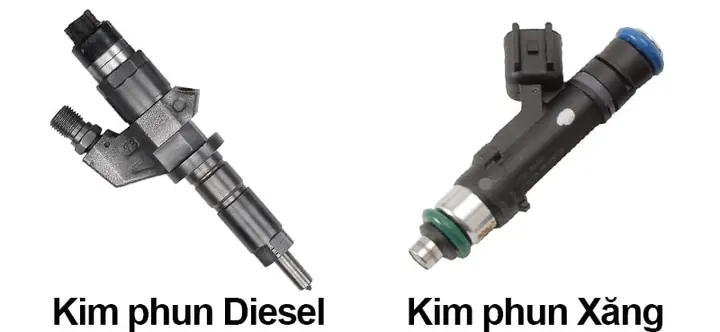 So Sánh Kim Phun Xăng Và Kim Phun Dầu Diesel
