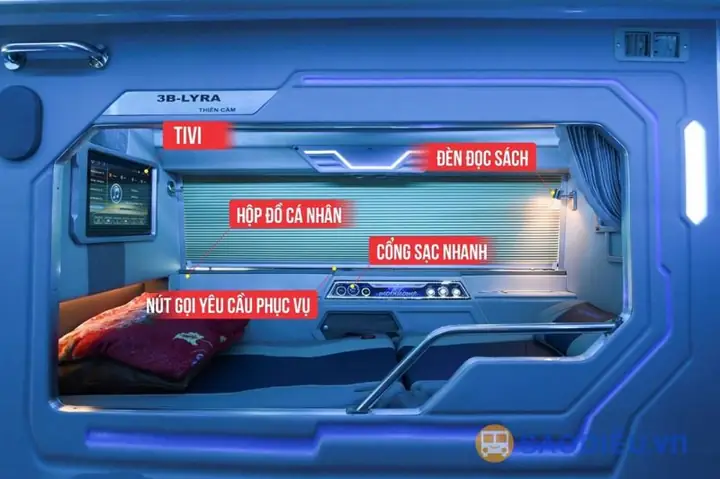 Xe Giường Cabin Vip Và Cabin Đôi Đi Đà Nẵng