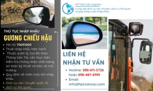 Thủ Tục Nhập Khẩu Gương Chiếu Hậu Năm 2025