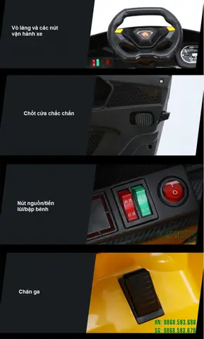 Cách Sử Dụng Xe Ô Tô Điện Trẻ Em Hs901