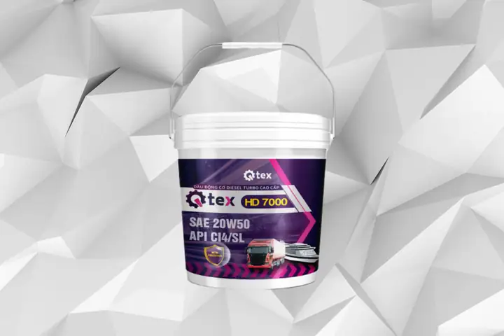 Dầu Nhớt Xe Tải Qtex Hd 7000 Sae 20w50 Api Ci4/
