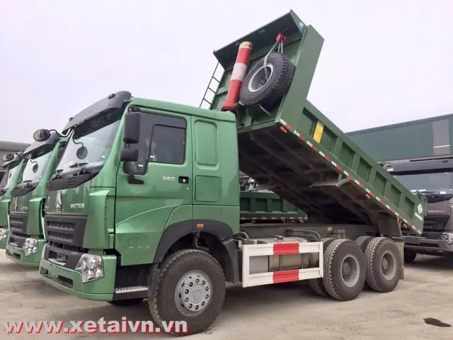 Giới Thiệu Xe Tải Ben Howo 3 Chân