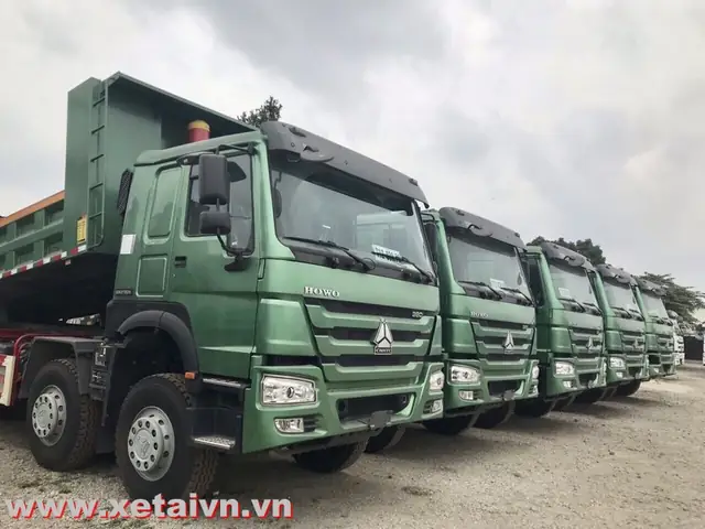 Bảng Giá Xe Tải Ben Howo 4 Chân