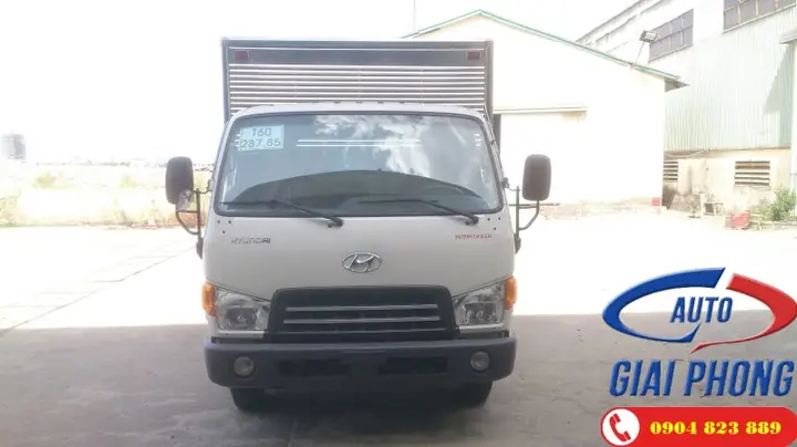 Về Ngoại Thất Xe Tải 2.5 Tấn Thùng Kín Hyundai Hd65 Nhập Khẩu