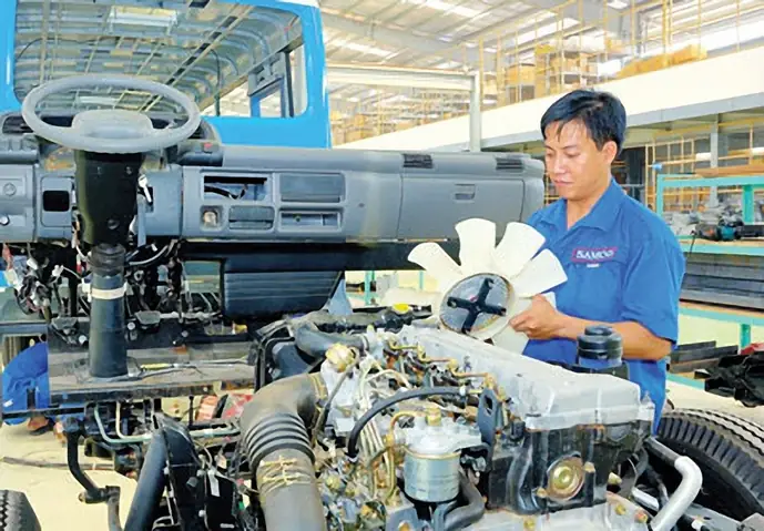 Xe Tai Veam La Cua Tap Doan Nao