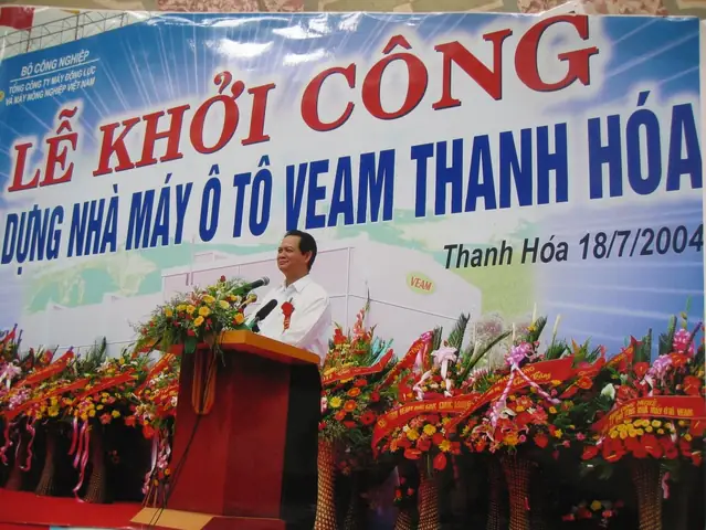 Xe Tai Veam La Cua Tap Doan Nao