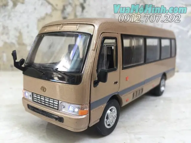 Mô Hình Xe Ô Tô Buýt Bus Toyota Coaster Thông Số Ra Làm Sao ?