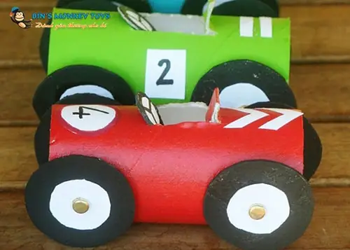 Cách Làm Ô Tô Từ Lõi Giấy Vệ Sinh