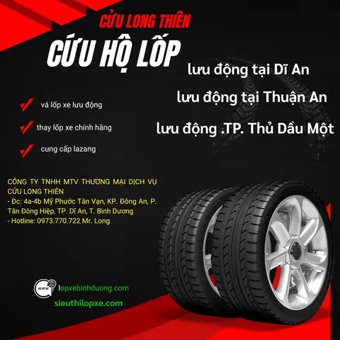 Đại Lý Cung Cấp Lốp Xe Chính Hãng - Lốp Xe Uy Tín Nhất Bình Dương