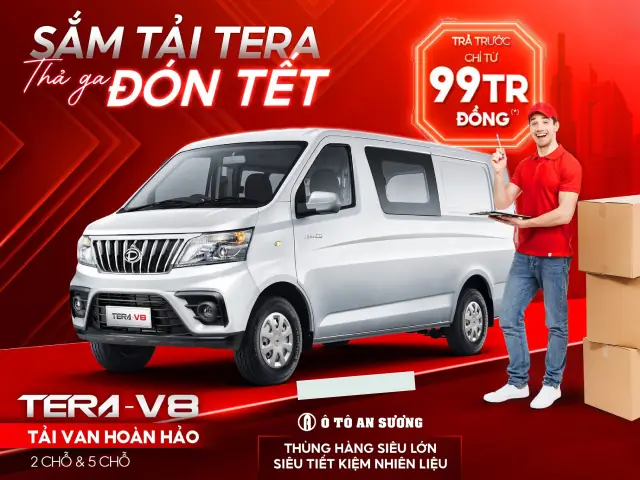 Xe Van Tera V8 Ra Mắt 2024