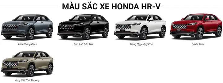 Màu Sắc Honda Hr-v 2025