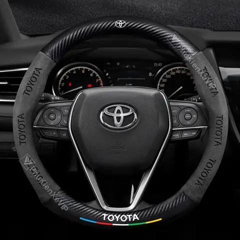 Bọc Vô Lăng Toyota Bằng Da Lộn Và Sợi Carbon