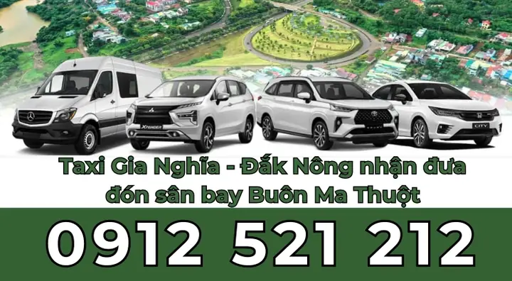 Taxi Gia Nghĩa - Đắk Nông Nhận Đưa Đón Sân Bay Buôn Ma Thuột 1