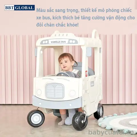 Xe Chòi Chân Ô Tô Bus Vanilla Style Hàn Quốc Z08