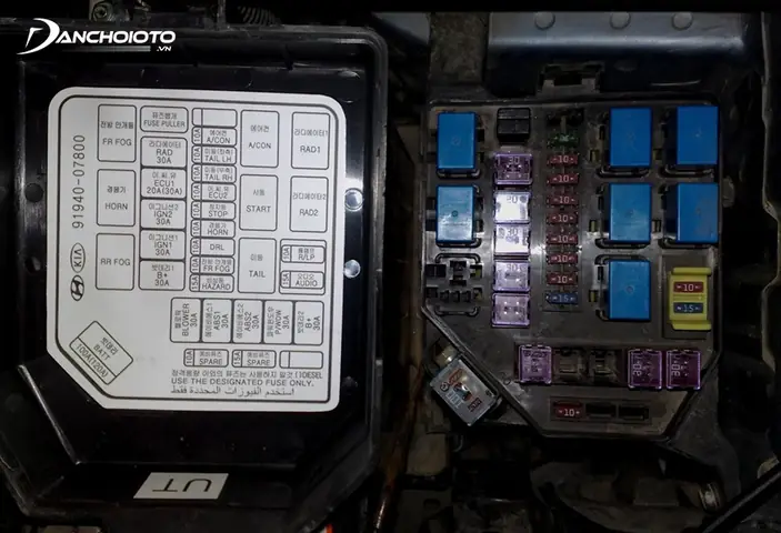 Mỗi Thiết Bị Trên Ô Tô Đều Có Cầu Chì Riêng Với Ký Hiệu Nhận Biết Riêng