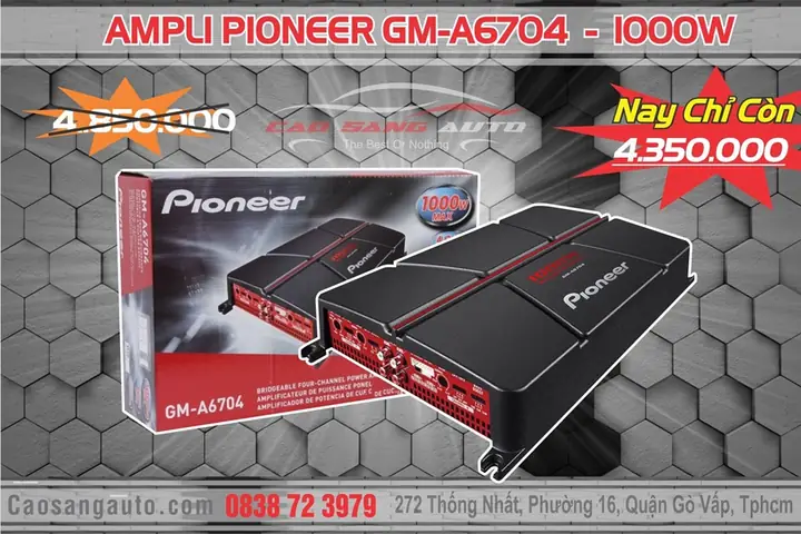 Ampli Pioneer Gm-a6704