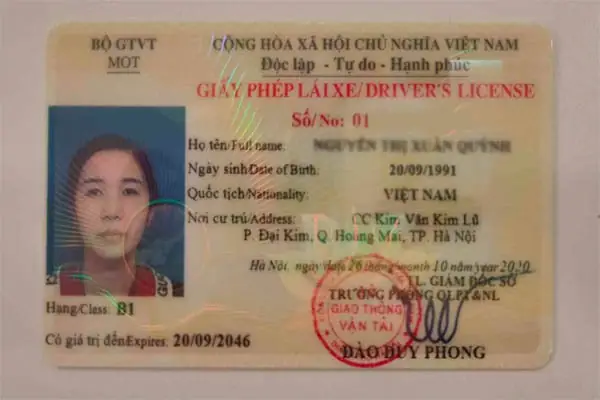 Hồ Sơ Thi Lấy Bằng Lái Ô Tô B1