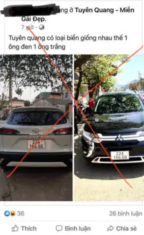 Thực Trạng Ảnh Biển Số Xe Ô Tô Trên Mạng Xã Hội