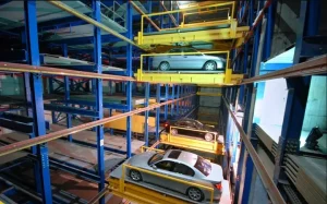 Bãi Giữ Xe Thông Minh Tự Động Di Chuyển Pallet