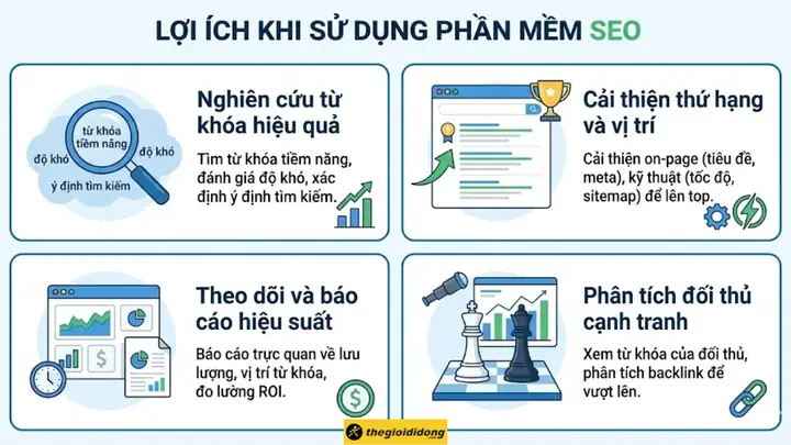 Lợi Ích Khi Sử Dụng Phần Mềm Seo